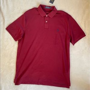 Brand New Men’s Ralph Lauren Polo Burgundy Red Size L